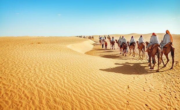 <p><strong>Dünyanın en büyük çölünü aşın</strong></p>
<p>Kuzey Afrika'yi neredeyse en batıdan en doğuya kateden bu devasa çöl, romanlara, filmlere konu olmuş bir coğrafya. Berberilerin yaşadığı Sahra Çölü'nde develerle kavurucu sıcaklıkta bir safari ve ardından geceleyin yıldızlarla kaplı gökyüzünü seyretmek kaçırılmaması gereken bir macera.</p>