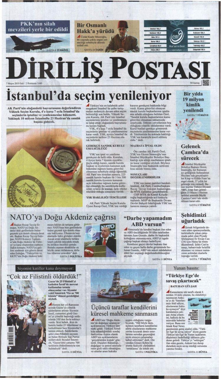 <p><strong>DİRİLİŞ POSTASI</strong></p>
