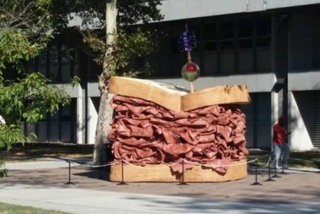 <p>Dev bir hamburger</p>
