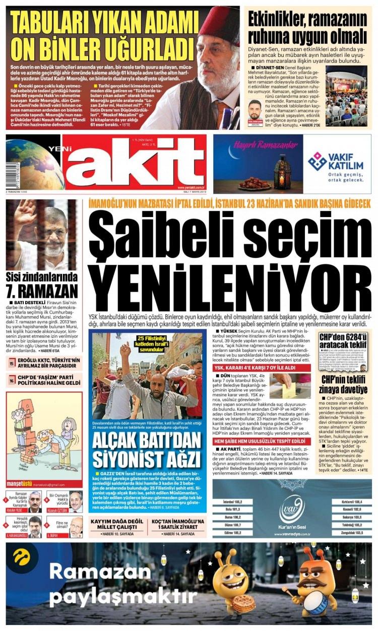 <p><strong>AKİT</strong></p>
