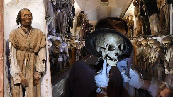 <p>İtalya'nın Palermo kentinde 8 bin cesedin ve bin 252 mumyanın bulunduğu bir yer altı mezarı bulunuyor.</p>

<p> </p>
