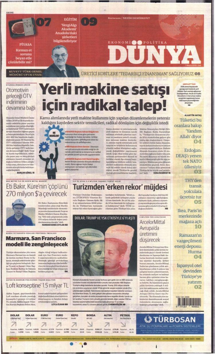 <p><strong>DÜNYA</strong></p>
