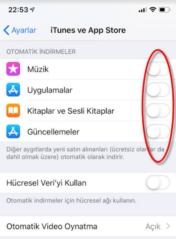 <p>Tüm bu seçenekleri kapatabilirsiniz. Arka Planda Uygulama Yenile özelliği kapalıysa, hiçbir şekilde arka planda uygulamalar pil ömrüne herhangi bir etkide bulunamıyor.</p>

<p> </p>
