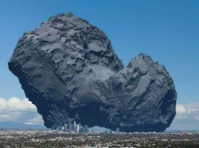 <p>Los Angeles şehrine benzeyen bir kuyruklu yıldız.</p>

<p> </p>
