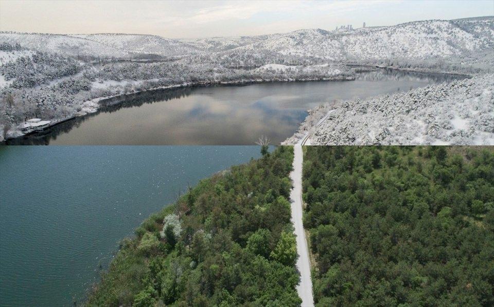 <p>Ankara'daki Eymir Gölü ve çevresi</p>
