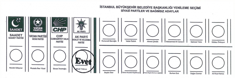 <p>Bu şekilde kullanılmış oylar siyah çizgiye geçmiş olsa dahi geçerli sayılacaktır. Özellikle sandık başındaki görevlilerin dikkat etmesi gerekiyor.</p>
