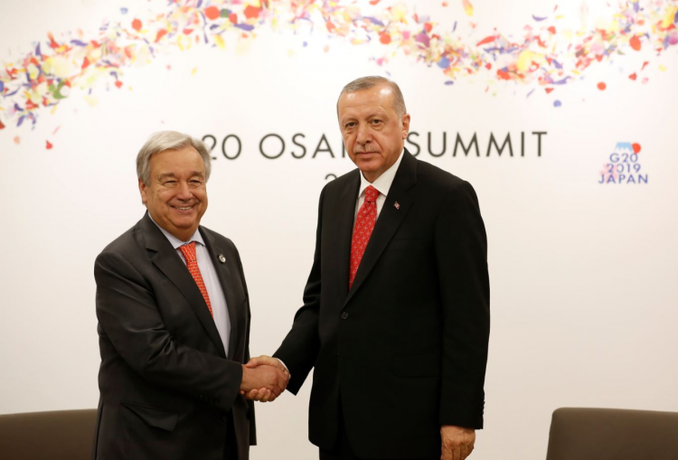 <p>ve son olarak BM Genel Sekreteri Antonio Guterres’i kabul etti. </p>
