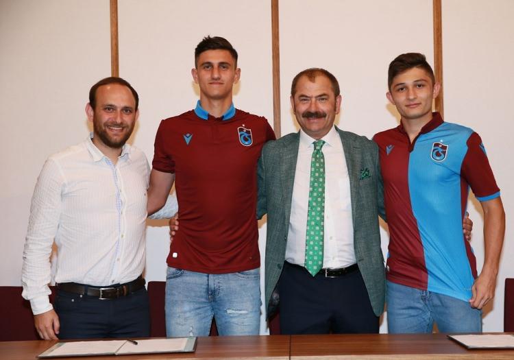 <p>Salih Kavrazlı ve Atakan Gündüz - Trabzonspor</p>