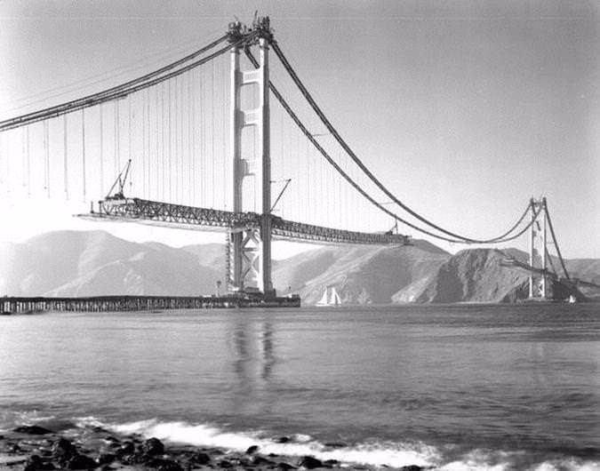 <p>Golden Gate Köprüsü'nün inşaatı (1937)</p>

<p> </p>

