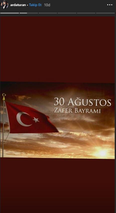 <p><strong><span style="color:#800080">ARDA TURAN</span></strong></p>
