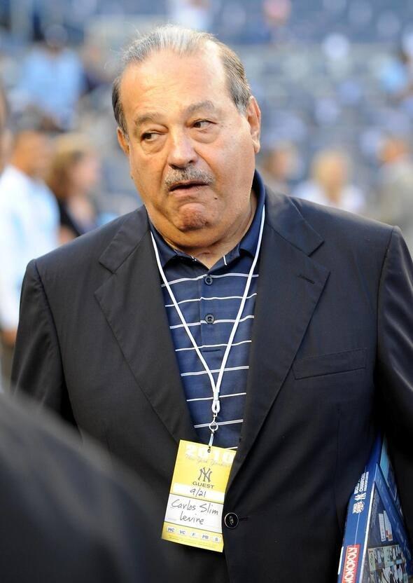 <p><strong>Carlos Slim</strong></p>
<p>Sıra: 12</p>
<p>Toplam net değer: 53.9 milyar dolar</p>
<p>Son değişim: +80.2 milyon dolar</p>
<p>Senelik değişim: -820 milyar dolar</p>
<p>Ülke: Meksika</p>
<p>Sektör: Telekomünikasyon</p>