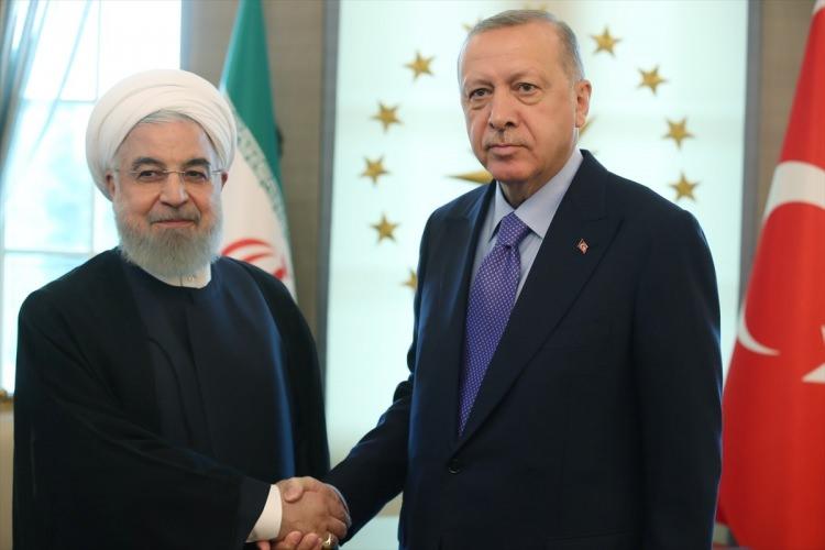 <p>Türkiye Cumhurbaşkanı Recep Tayyip Erdoğan, Çankaya Köşkü'nde İran Cumhurbaşkanı Hasan Ruhani ile görüştü.</p>
