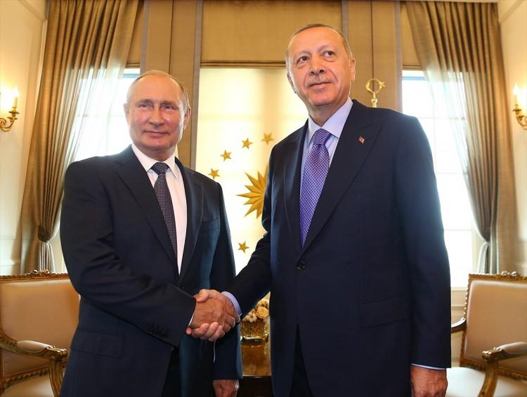 <p>Başkan Recep Tayyip Erdoğan, Rusya Federasyonu Devlet Başkanı Vladimir Putin ile Çankaya Köşkü'nde bir araya geldi.</p>
