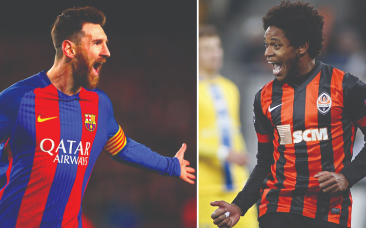 <p>Bir maçta en çok atan: Messi ve Luiz Adriano</p>

<p>Şampiyonlar Ligi'nde Barcelona'nın 2011-2012 sezonu 2. turunda Almanya'nın Bayer Leverkusen takımını 7-1 yendiği karşılaşmada Messi ve 2014-2015 sezonunda Shakhtar Donetsk'in BATE'yi 7-0 mağlup ettiği grup mücadelesinde Luiz Adriano, kaydettikleri 5'er golle bir maçta en çok gol atan oyuncu olma rekorunu paylaştı.</p>
