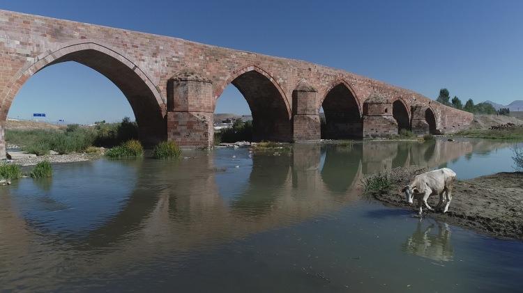 <p>Yapıldığı dönemde hem ticaretin hem de stratejik geçiş noktasının can damarını temsil eden tarihi köprü, ölçüsel ve mimari bakımından Anadolu'nun en önemli köprülerinden biri olma özelliğini taşıyor.</p>

<p>- Doğal afetlere rağmen yıkılmadı</p>

<p>Birçok tarihsel olaya da tanıklık eden Çobandede Köprüsü, 220 metre uzunluğa sahip olmasının yanı sıra en büyük kemer açıklığı 16,8 metre olmak üzere 7 kemerden oluşuyor. </p>
