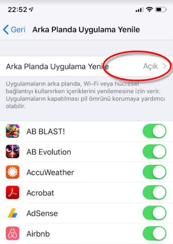 <p>Şimdi de Açık yazan bu kısma dokunun.</p>
<p> </p>