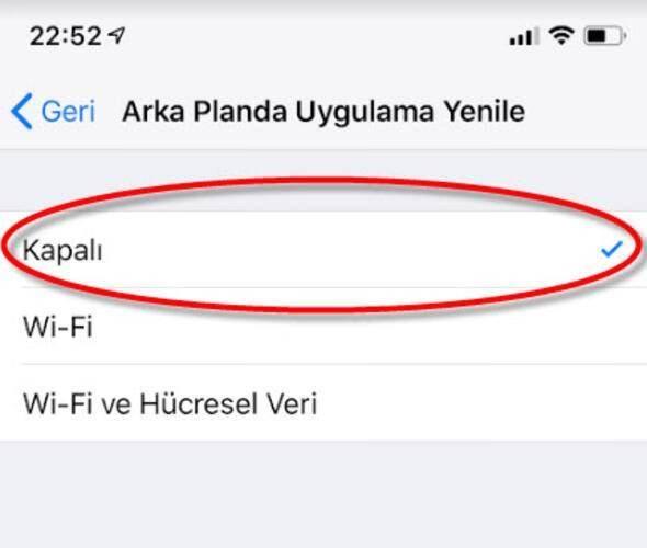 <p>Kapalı ayarında olmasına dikkat edin!</p>
<p> </p>