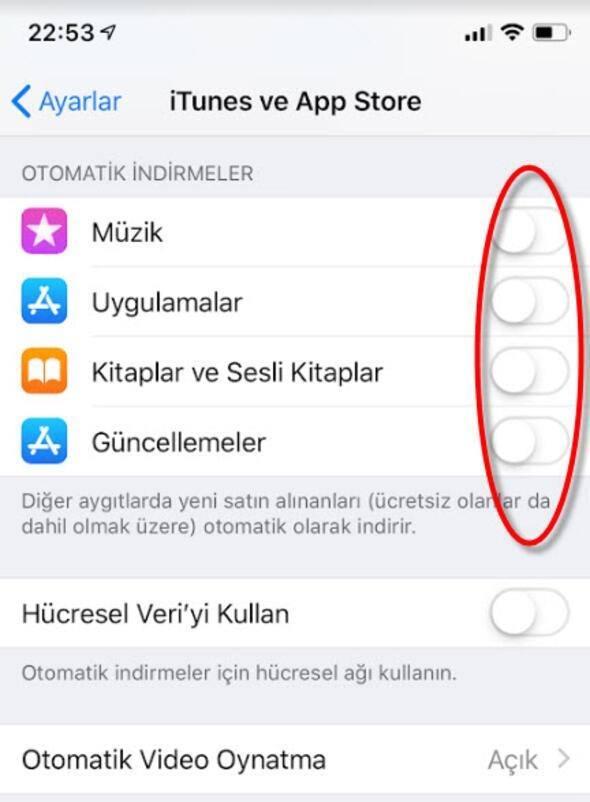 <p>Tüm bu seçenekleri kapatabilirsiniz. Arka Planda Uygulama Yenile özelliği kapalıysa, hiçbir şekilde arka planda uygulamalar pil ömrüne herhangi bir etkide bulunamıyor.</p>
<p> </p>