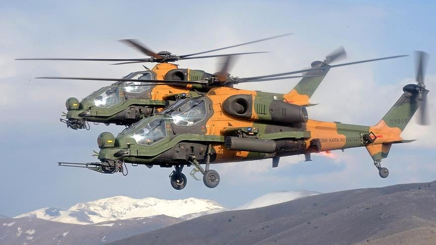 <p>T 129 ATAK helikopter<br />
<br />
TSK’nın son yıllarda envanterine kattığı T 129 ATAK helikopteri, hem tarruz hem de taktik keşiflerinde kullanılıyor.</p>

<p> </p>
