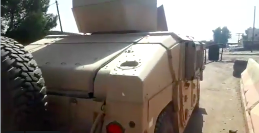 <p>Türk Ordusu tarafından ele geçirilen ABD'nin YPG teröristlerine verdiği silahlı askeri araçlar.</p>