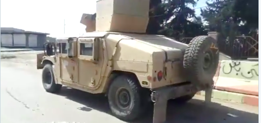 <p>Türk Ordusu tarafından ele geçirilen ABD'nin YPG teröristlerine verdiği silahlı askeri araçlar.</p>