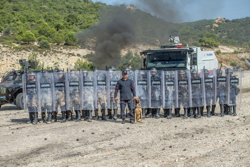 <p>Jandarma Yüzbaşı Ümit Gezici de eğitimler kapsamında 15 kişilik Katarlı polis grubuna toplumsal olaylara müdahale kapsamında kurs verdiklerini dile getirdi. Katar İç Güvenlik Komutanlığının talebi üzerine böyle bir çalışma gerçekleştirildiğini belirten Gezici, kursun oldukça heyecanlı ve verimli geçtiğini sözlerine ekledi.</p>
<p> </p>