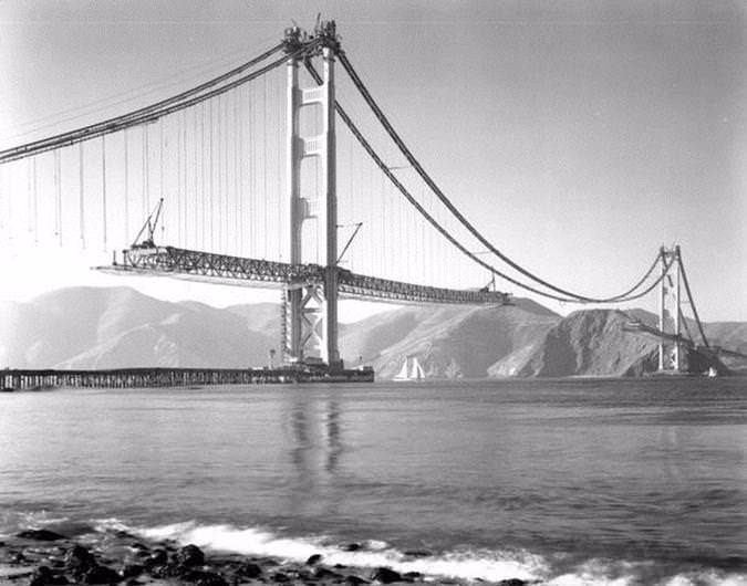 <p>Golden Gate Köprüsü'nün inşaatı (1937)</p>

<p> </p>

