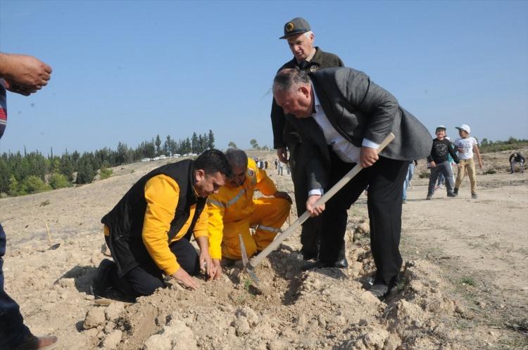 <p>Tarım ve Orman Bakanlığı tarafından gelecek nesillere daha yeşil bir Türkiye bırakmak için başlatılan Milli Ağaçlandırma Günü "11 Milyon Ağaç; Bugün Fidan, Yarın Nefes" programı kapsamında, Kadirli ilçesinde fidan dikme töreni düzenlendi</p>
