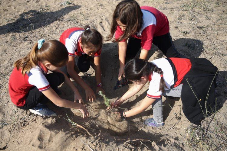 <p>Milli Ağaçlandırma Günü "11 Milyon Ağaç; Bugün Fidan, Yarın Nefes" kampanyası kapsamında Antalya'da fidanlar toprakla buluştu.</p>
<p> </p>