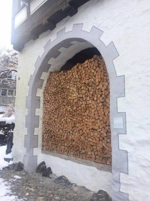 <p>Bu kadar güzel odun yerleştirme gördünüz mü?</p>
