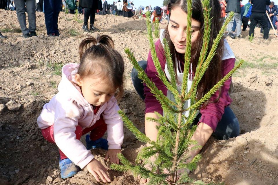 <p>Milli Ağaçlandırma Günü "11 Milyon Ağaç; Bugün Fidan, Yarın Nefes" kampanyası kapsamında 81 ilde 11 milyon fidan toprakla buluştu. Kırklareli'nde, kampanya kapsamında düzenlenen etkinlikte 80 bin 10 fidan toprakla buluştu.</p>

<p> </p>
