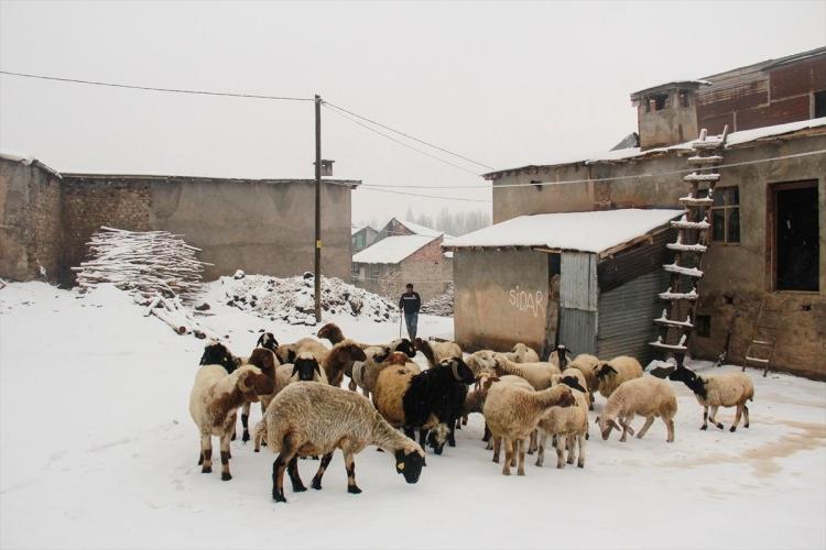 <p>Kar yağışıyla araçlar, ağaçlar ve çatıların karla kaplandığı ilçede, mahalle ve sokaklarda biriken kar nedeniyle yayalar ile sürücüler zor anlar yaşadı.</p>

<p> </p>
