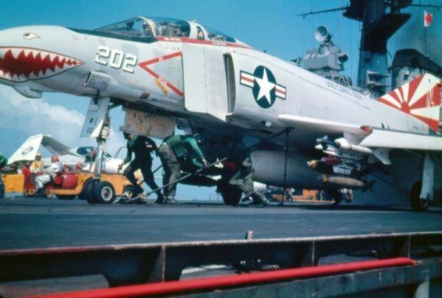 <p>F-4 Phantom Catapult Launch</p>

