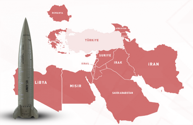 <p>Türkiye'nin çevresindeki ülkelerin hangisinde hangi füze ve roket sistemi bulunuyor? Bu sistemlerin azami menzilleri ne kadar? İşte SETA vakfının yayınladığı infografiğe göre Türkiye'nin çevresindeki ülkelerin füze ve roket güçleri...</p>
