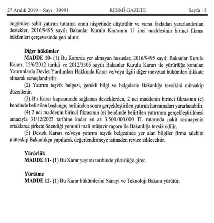 <p>Faiz veya kar payı desteği ödemelerinin yapılabilmesi için her bir ödeme öncesinde gerçekleşen sabit yatırım tutarını gösteren yeminli mali müşavir raporunun bakanlığa ibra edilmesi gerekecek.</p>
