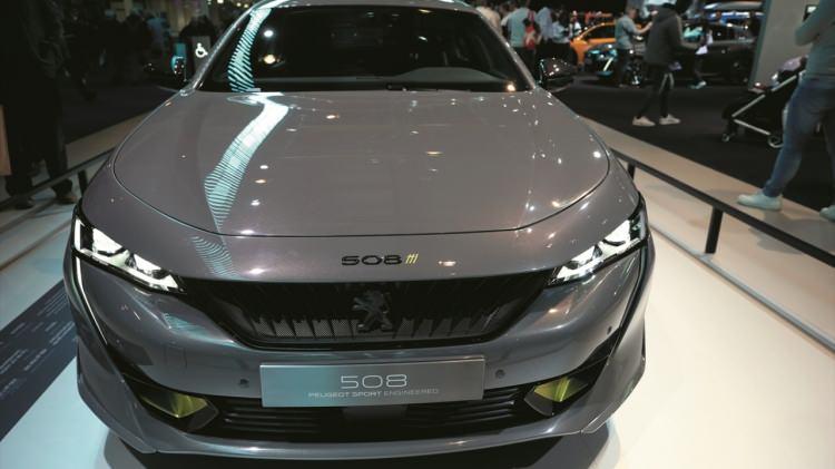 <p>Fuarda Peugeot 508 modeli de yer aldı.<br />
 </p>
