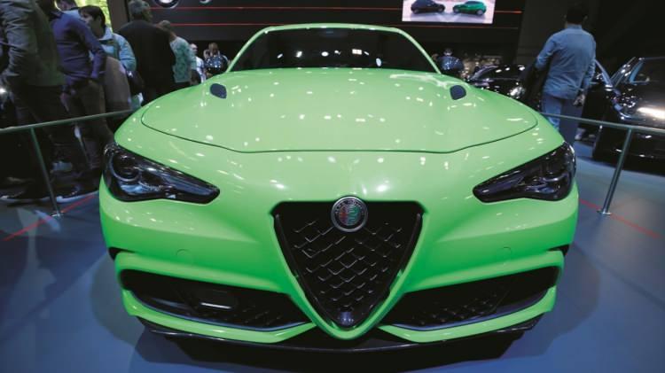 <p>Fuarda Alfa Romeo`nun GIULIA modeli de yer aldı.<br />
</p>