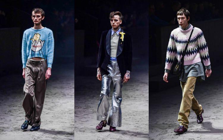 <p>Dünyaca ünlü giyim markası Gucci, 2020 sezonu için sonbahar-kış erkek kreasyonunu tanıttı. Milano'da gerçekleşen tanıtımda modacı Alessandro Michele, büyük alkış topladı.</p>
