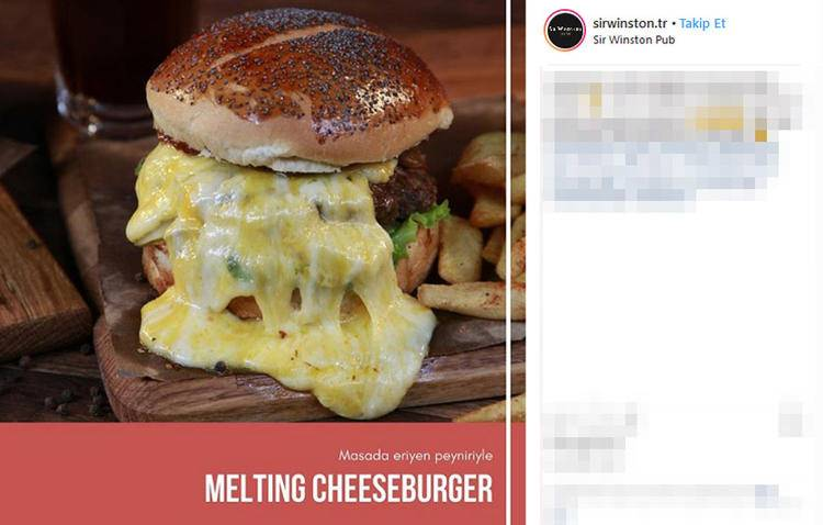 <p>İzmir’de bulunan Sir Winston’ın raclette peynirli burgerleri… Peynirler döküm kaplarda eritiliyor ve sıcak sıcak burgerlerin üzerine dökülüyor.</p>
<p> </p>