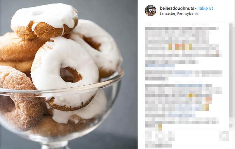 <p>ABD’nin Philadelphia eyaletinde bulunan Beiler’s Donuts’ın donut’ları… Klasik donut’lardan çok farklı aromalara sahipler.</p>
<p> </p>