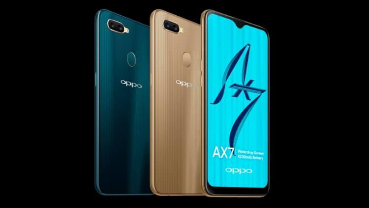 <p>Oppo AX7</p>
<p>4 bin 230 mAh batarya</p>
<p> </p>