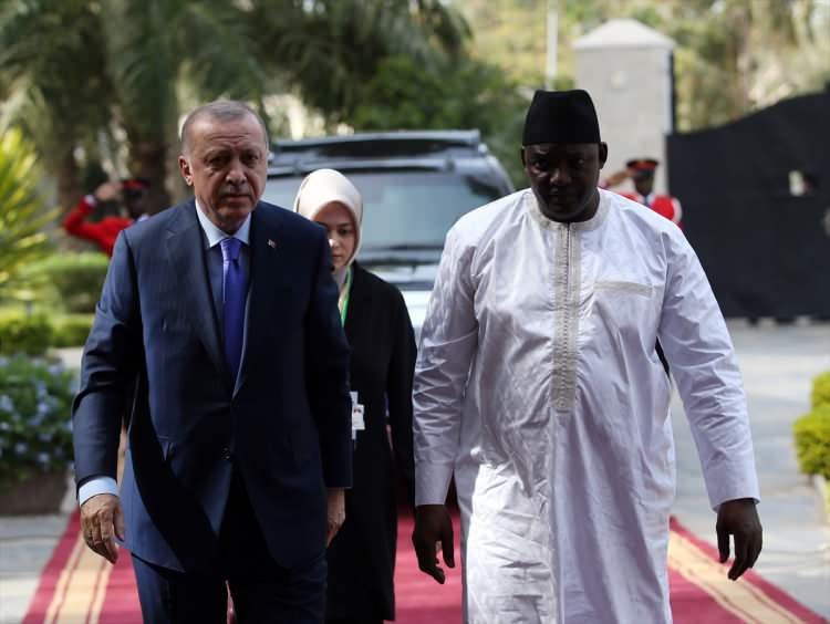 <p><strong>Başkan Erdoğan'ın Gambiya ziyaretinden kareler</strong></p>
