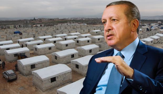 <p>Cumhurbaşkanı Recep Tayyip Erdoğan, dünya kamuoyuna İdlib'den kaçanlar için "Bu kışın soğuğunda bunlar çadırlarda duramazlar. Bunlara briket barınaklar yapalım" diye seslenmişti.</p>