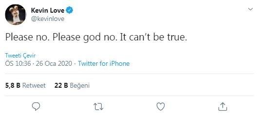 <p>Kevin Love: Lütfen. Tanrım lütfen. Doğru olamaz.</p>
<p> </p>
