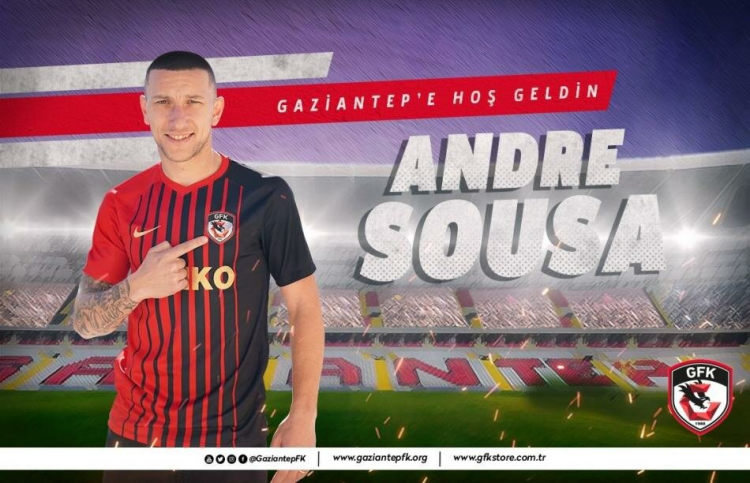 <p>ANDRE SOUSA</p>

<p>Yeni Takımı: Gaziantep FK<br />
Eski Takımı: Belenenses</p>
