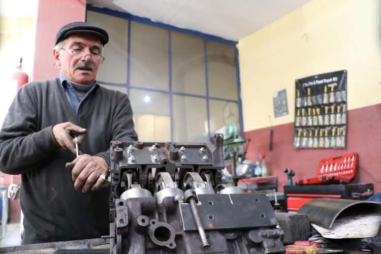 Bakanlık, kare pistonlu araç motoru tasarlayan usta ile temasa geçti