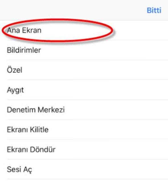 <p>Home botununun şeklini seçin ve Ana Ekran tuşu aktif olmadığında şeffaflık seviyesini % (yüzde) 30 olarak ayarlayın...</p>
