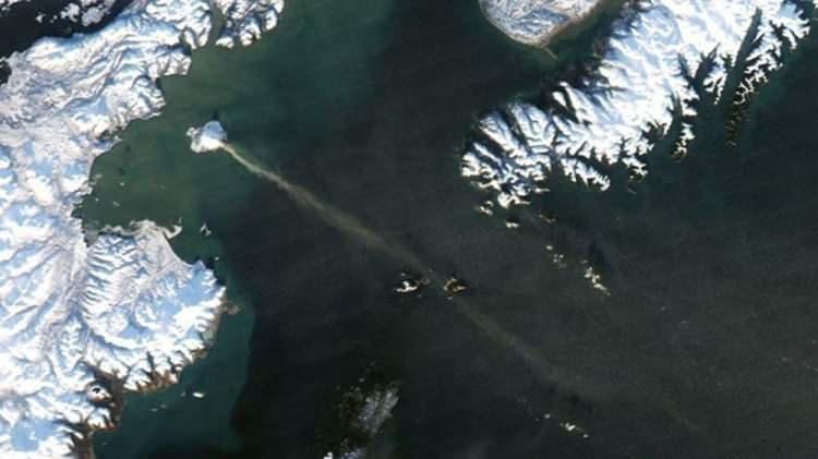 <p>Augustine Volkanı (Alaska)</p>
<p> </p>