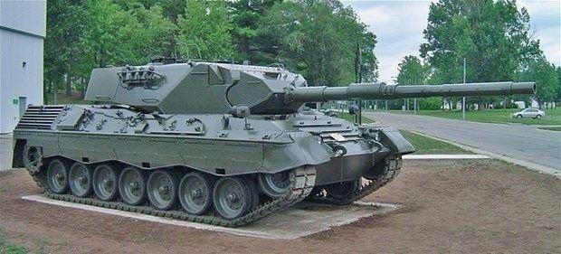 <p>Leopard 1 tank<br />
 </p>
