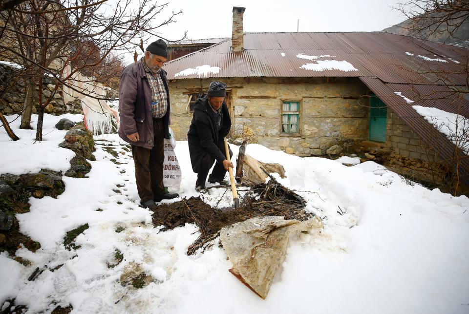 <p>Konya'nın Hadim ilçesinde, asırlardır devam eden yöntemle sebzeler, kış döneminde de tazeliklerini koruması için toprak altına gömülüyor.</p>